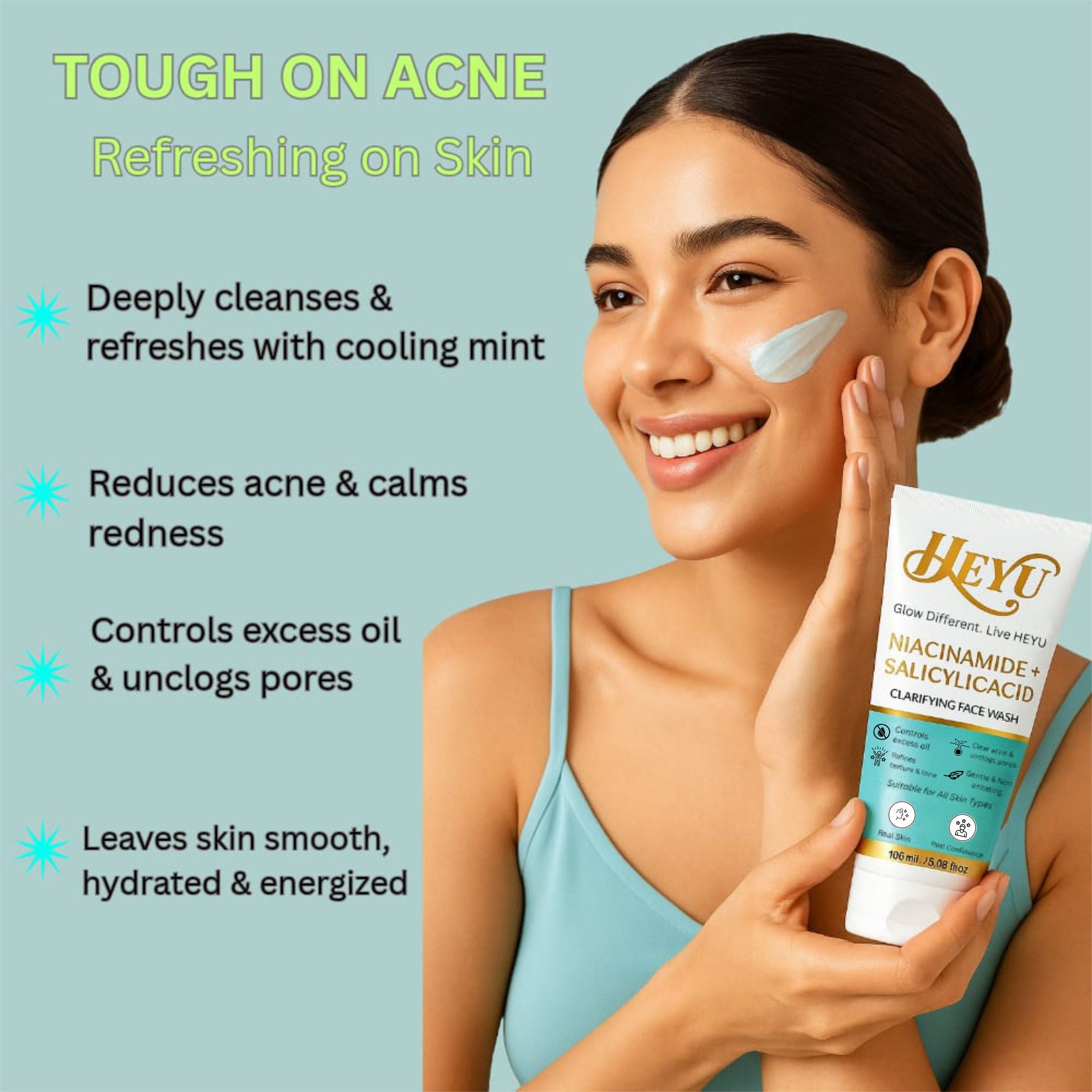 Niacinamide + Salicylic Acid Face Wash – 100ml