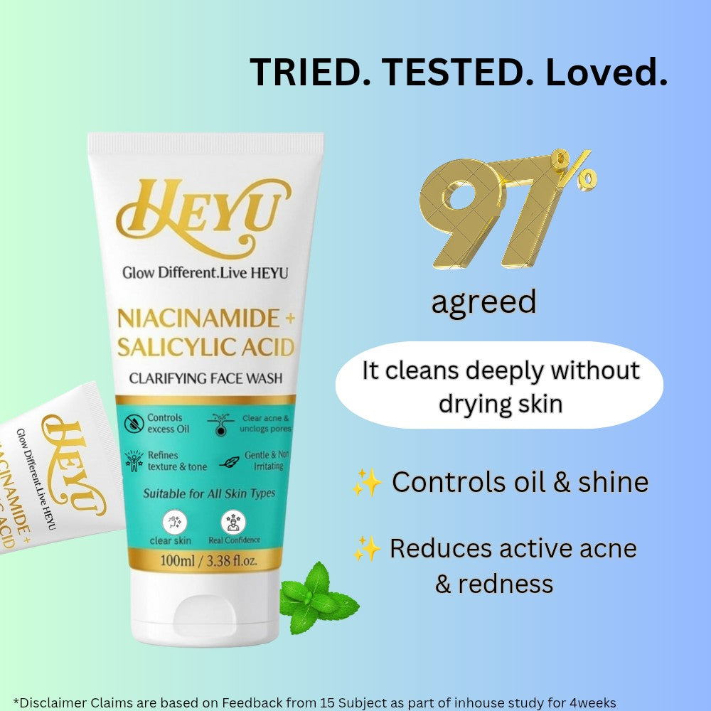 Niacinamide + Salicylic Acid Face Wash – 100ml