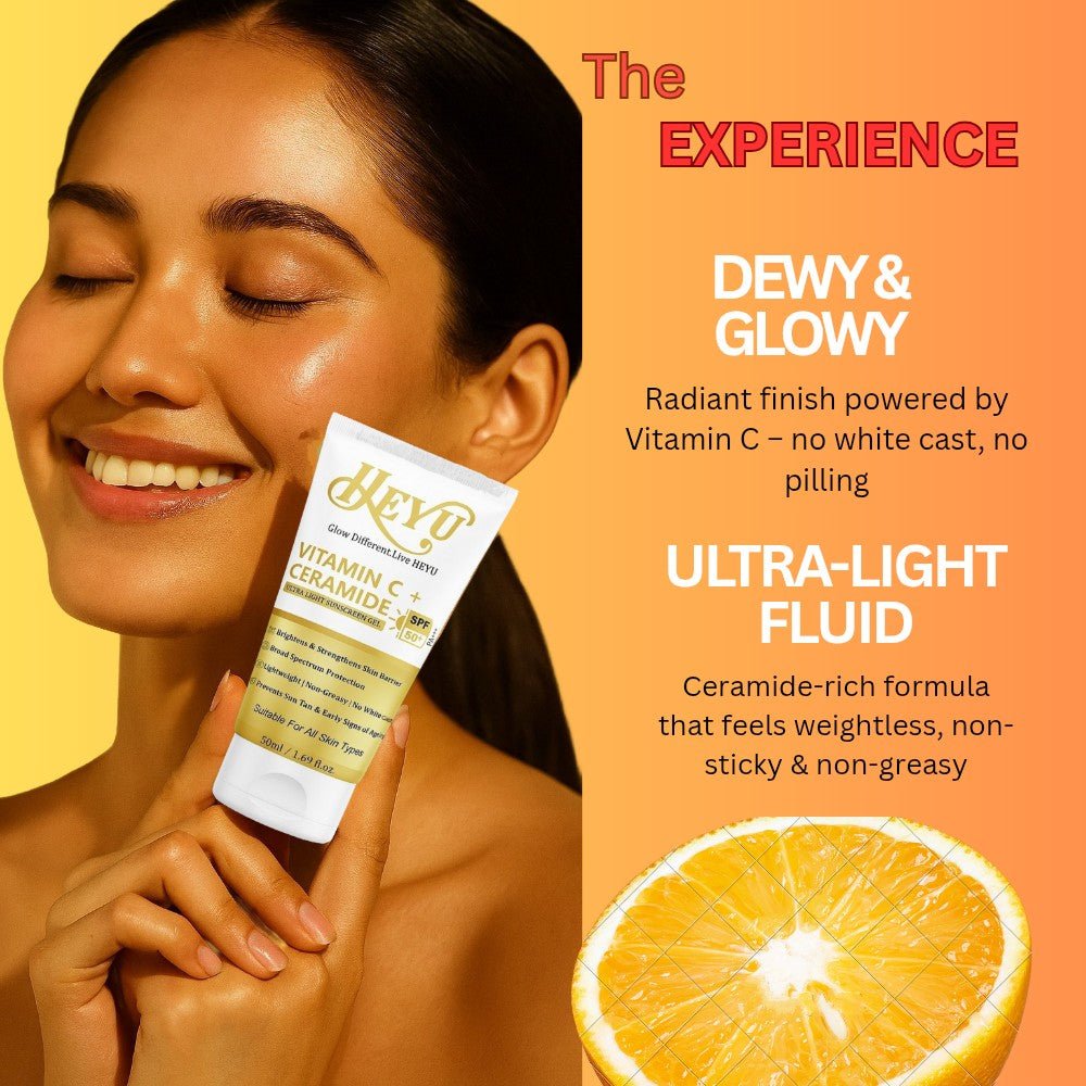 HEYU  Skincare Combo | Face Wash, Toner, Moisturizer & Sunscreen